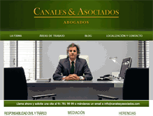 Tablet Screenshot of canalesyasociados.com